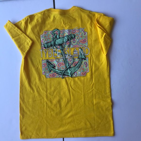 Tybee Island Georgia T Shirt Medium Beach Girl New - Picture 11 of 15